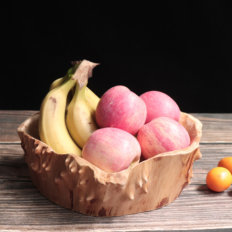 Wooden Root Fruit Plate