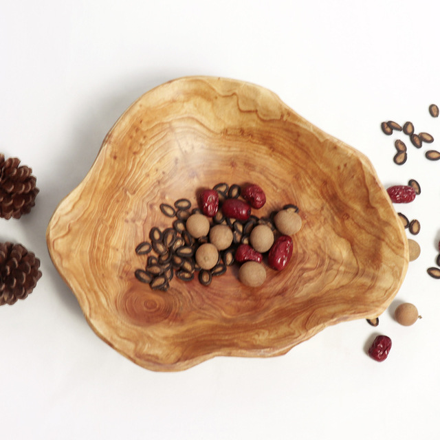 Wooden Root Fruit Plate