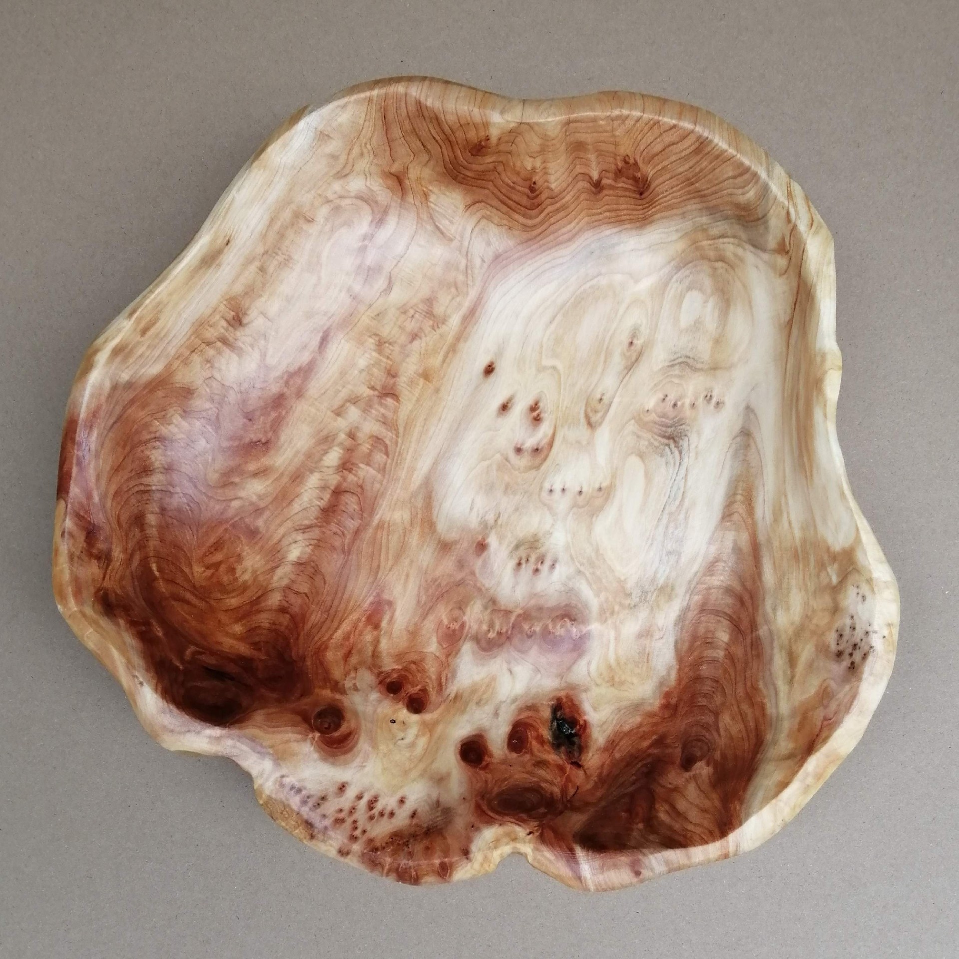 Wooden Root Fruit Plate