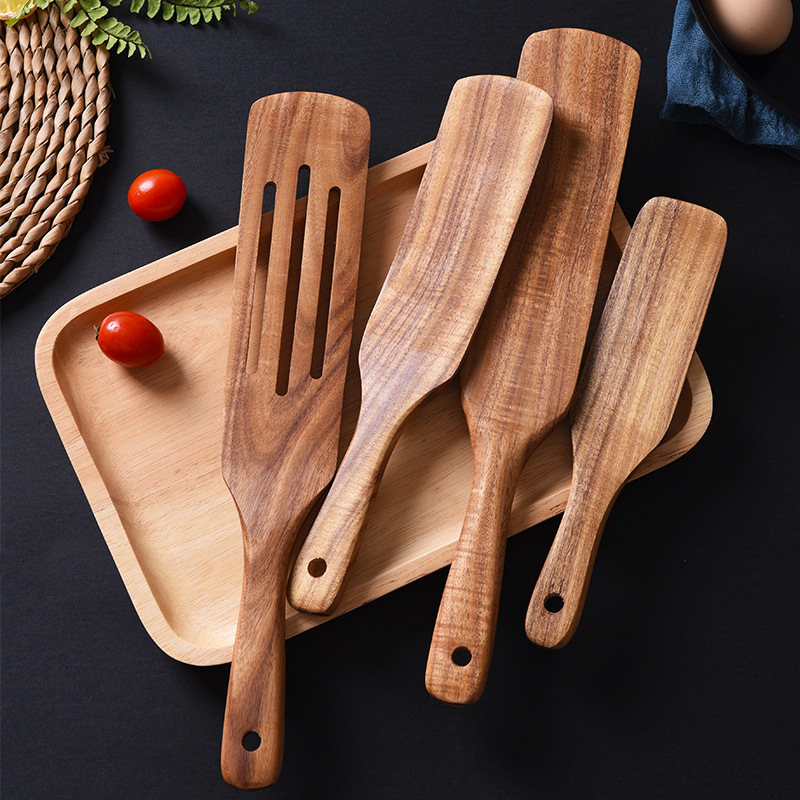 Acacia Spatula Set